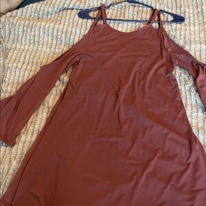 Elegant Mauve Women's Dress